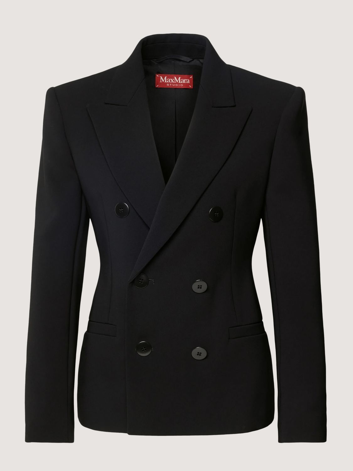 アウターその他 MAX MARA STUDIO Woman Blazer Black 2516041051600 001