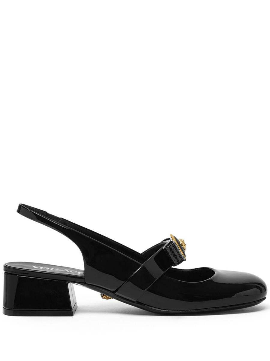 【関税＆送料込み】Versace Gianni Ribbon Patent Leather Pum