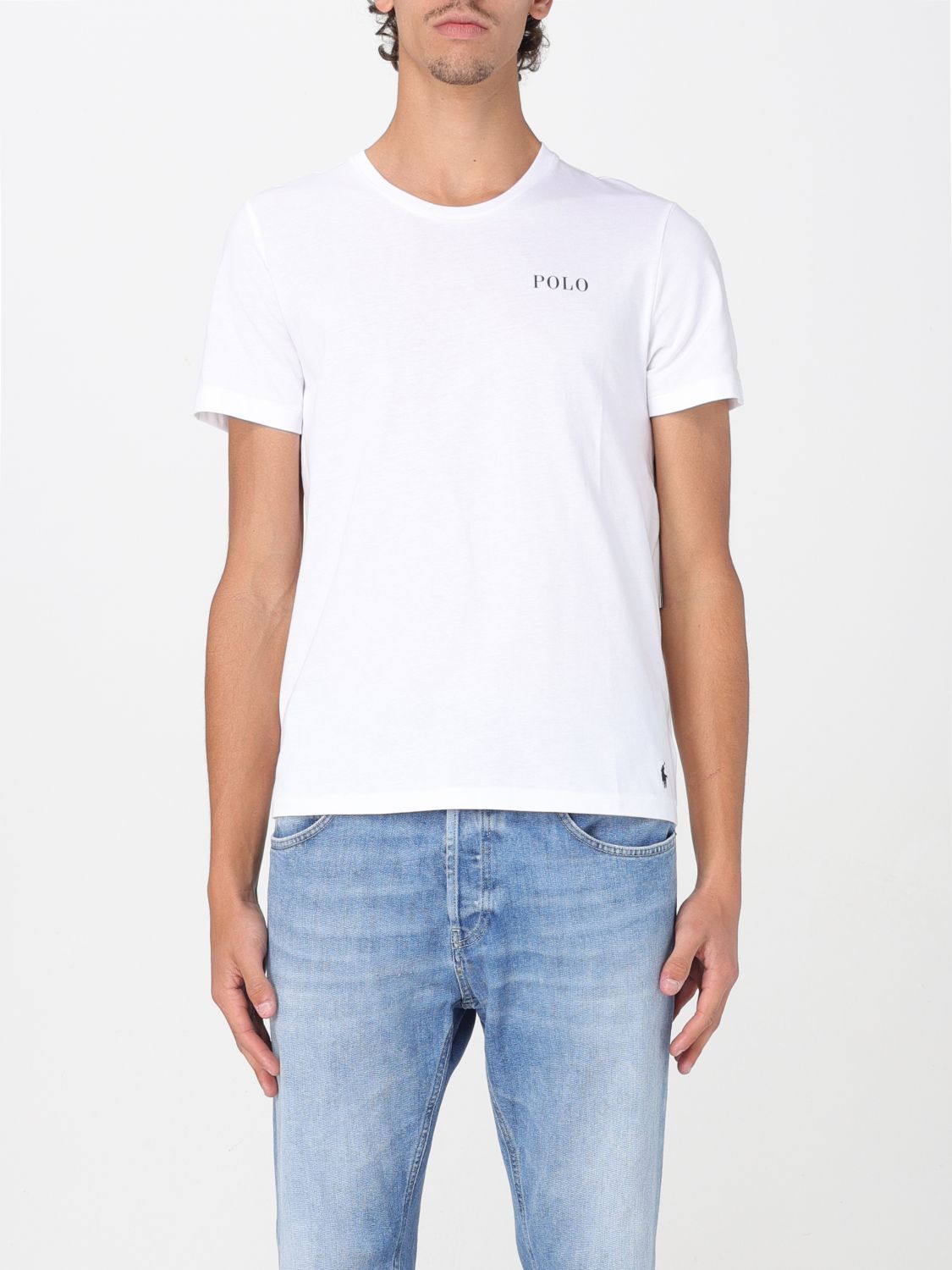Tシャツ・カットソー POLO RALPH LAUREN Men T-shirt White 714931650 003