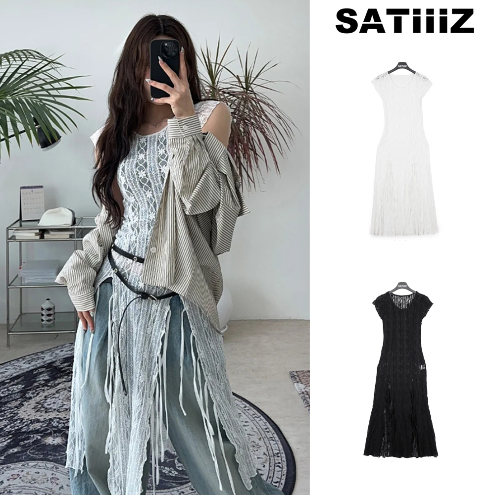 【SATIIIZ】Ruel Layered Lace One Piece