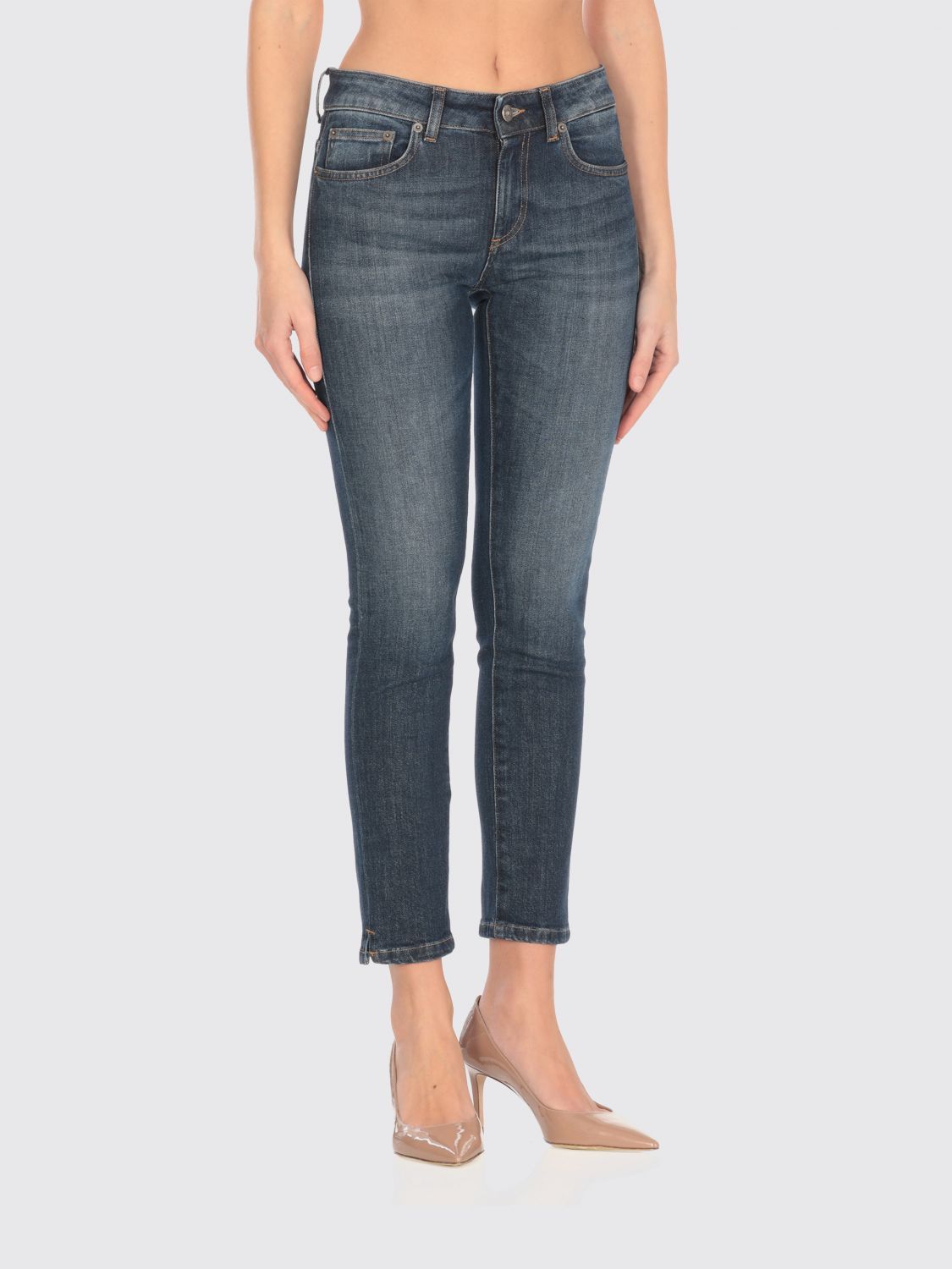 パンツ DONDUP Woman Pants Blue DP618DSE340DIM6 800