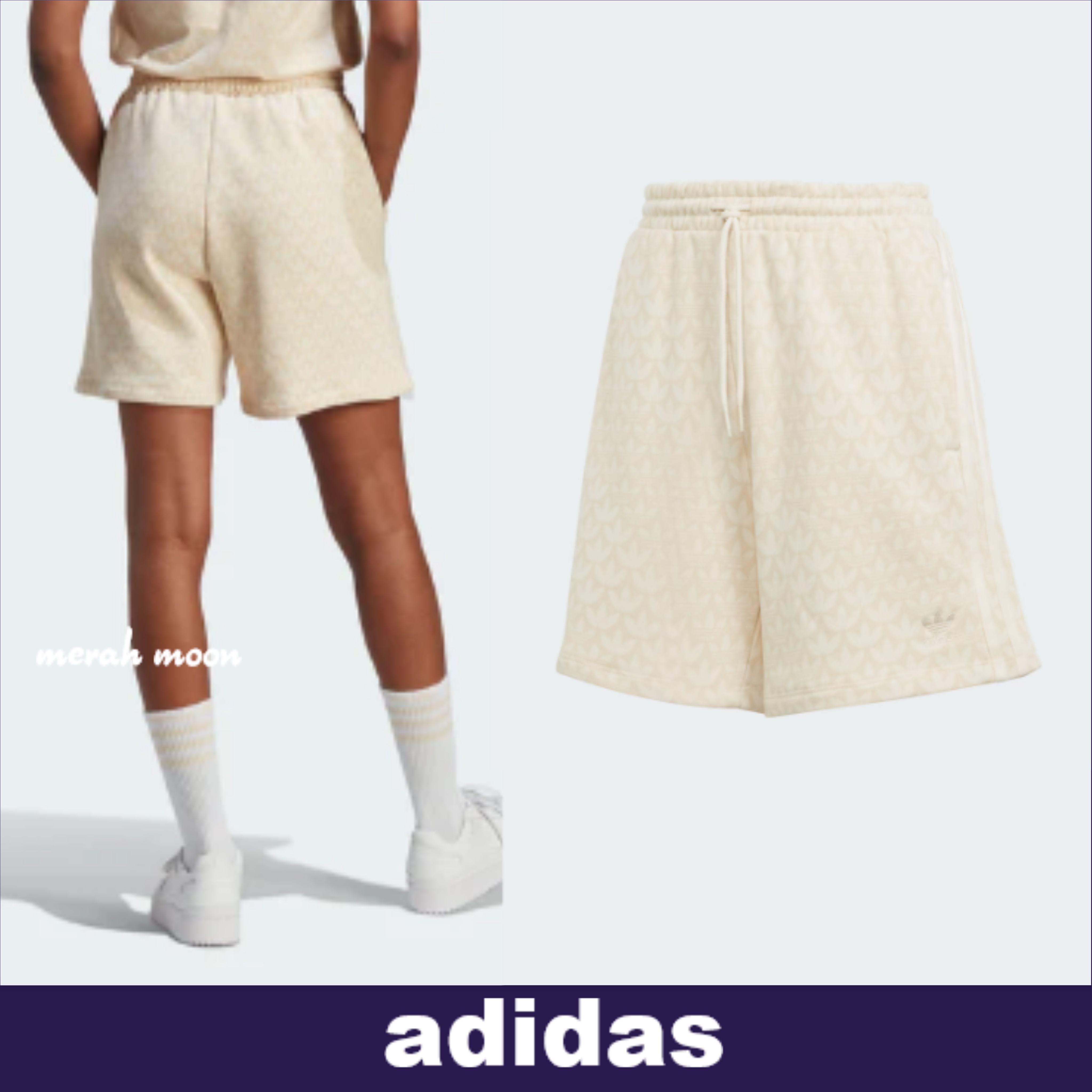 ADIDAS【快適な着心地が好評☆Trefoil Monogram Shorts】