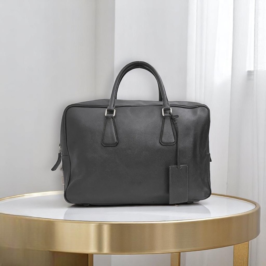 VINTAGE●PRADA●プラダ ブリーフケース レザー