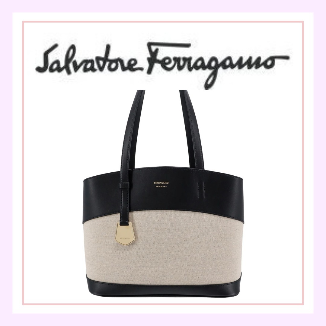 関税/送料込【FERRAGAMO】チャーミング トートバッグ