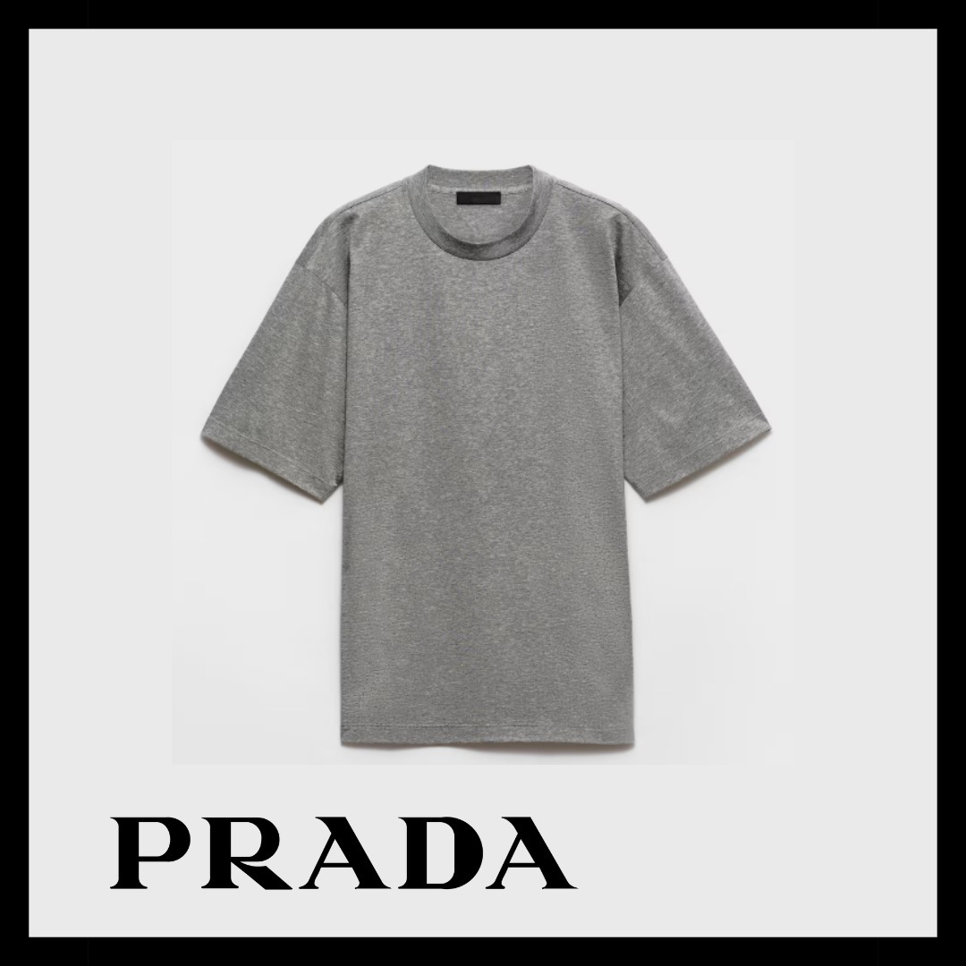 日本入手困難！【PRADA】コットンTシャツ☆直営店買付