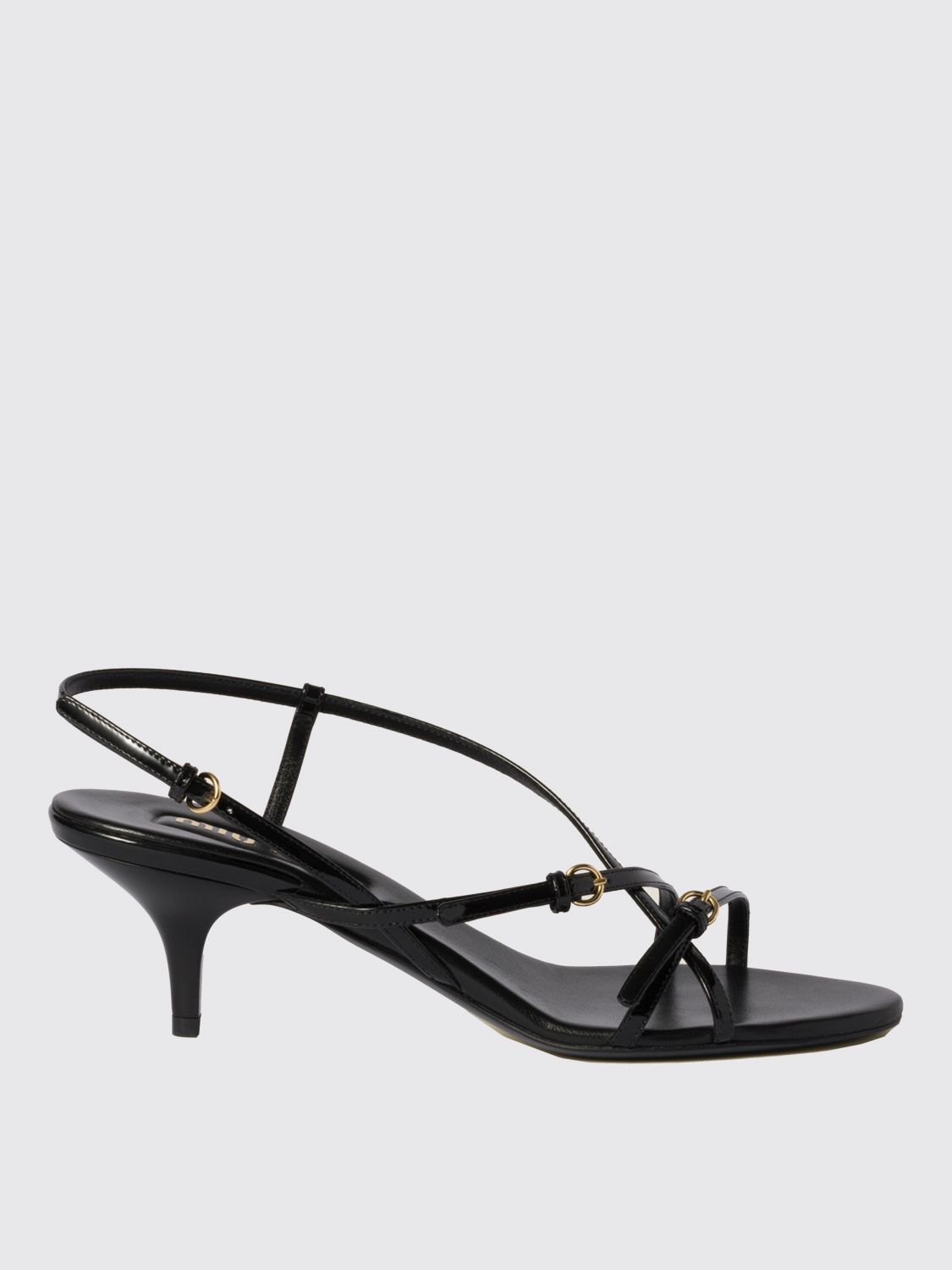 シューズ・サンダルその他 MIU MIU Woman Heeled sandals Black 5X342E069 F0002