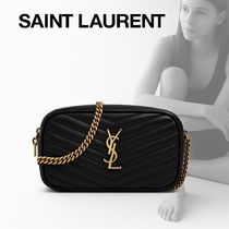 【SAINT LAURENT】Lou ロゴプレート ミニ ショルダーバッグ