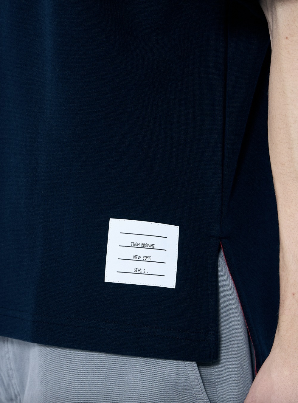 ラグジュアリーな《THOM BROWN》コットン ラグビー セーター