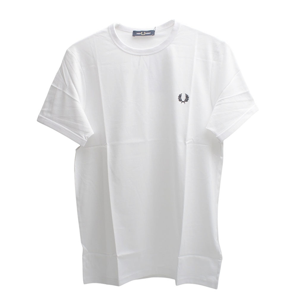 FRED PERRY Tシャツ ユニセックス ホワイト M3519-100-WHITE-L