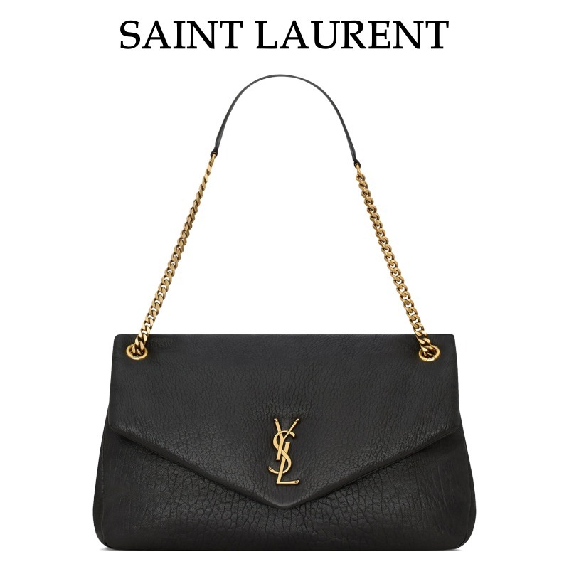 【Saint Laurent】ラージラムスキンカリプソショルダーバッグ