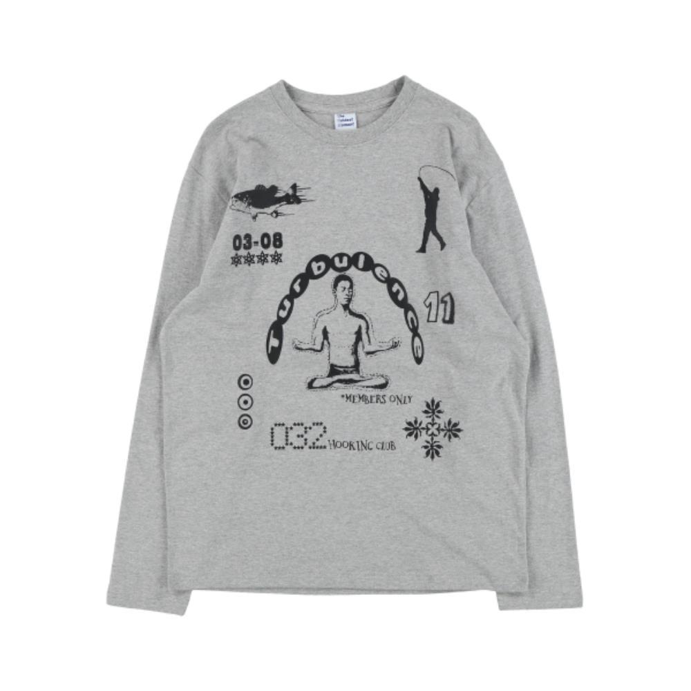 Tシャツ・カットソー THE COLDEST MOMENT TCM hooking club long sleeve grey