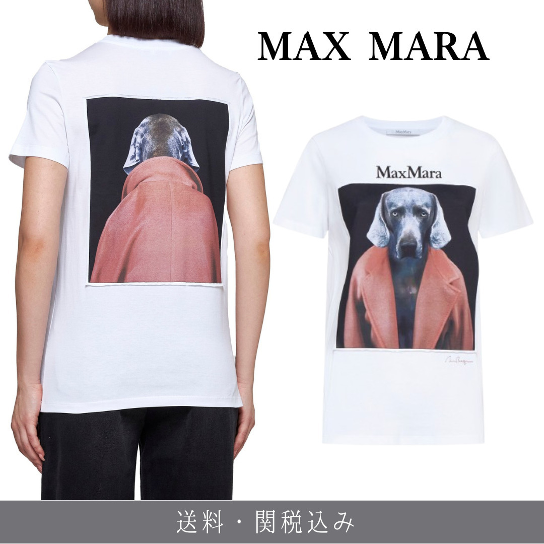MAX MARA チプリア DOGプリントTシャツ 012 送料関税込み