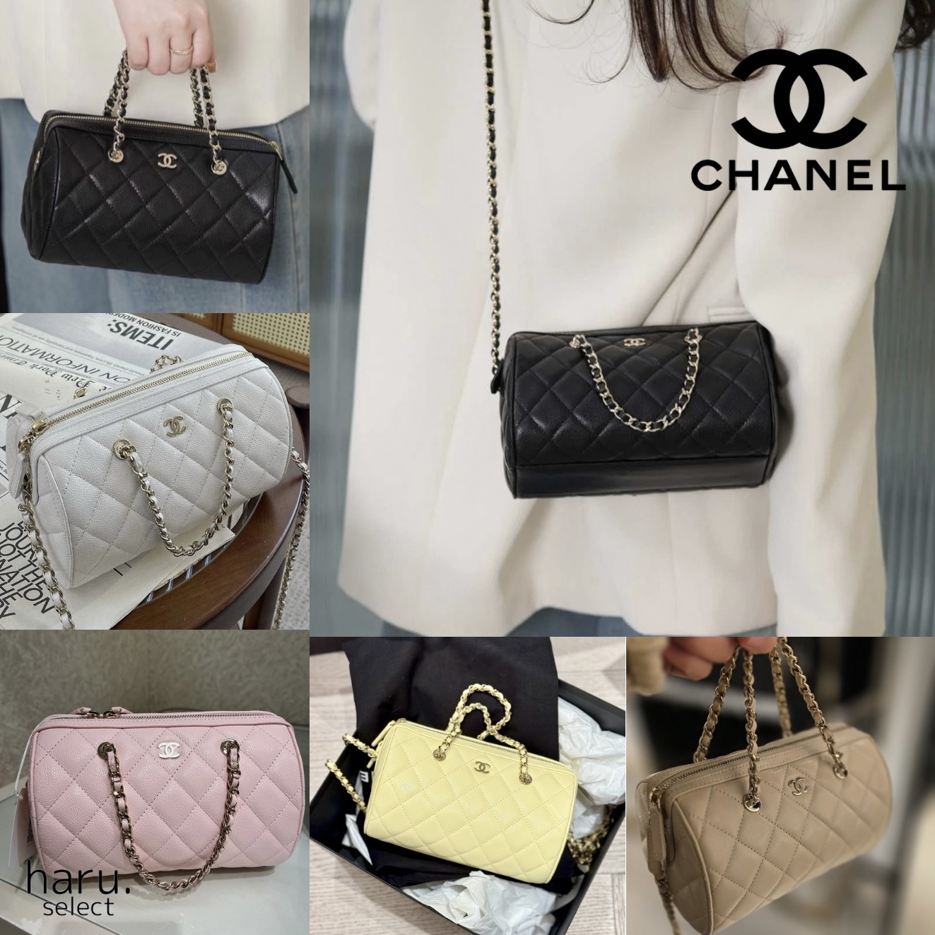 大人気♡可愛い【CHANEL】シャネル ミニボストン バッグ