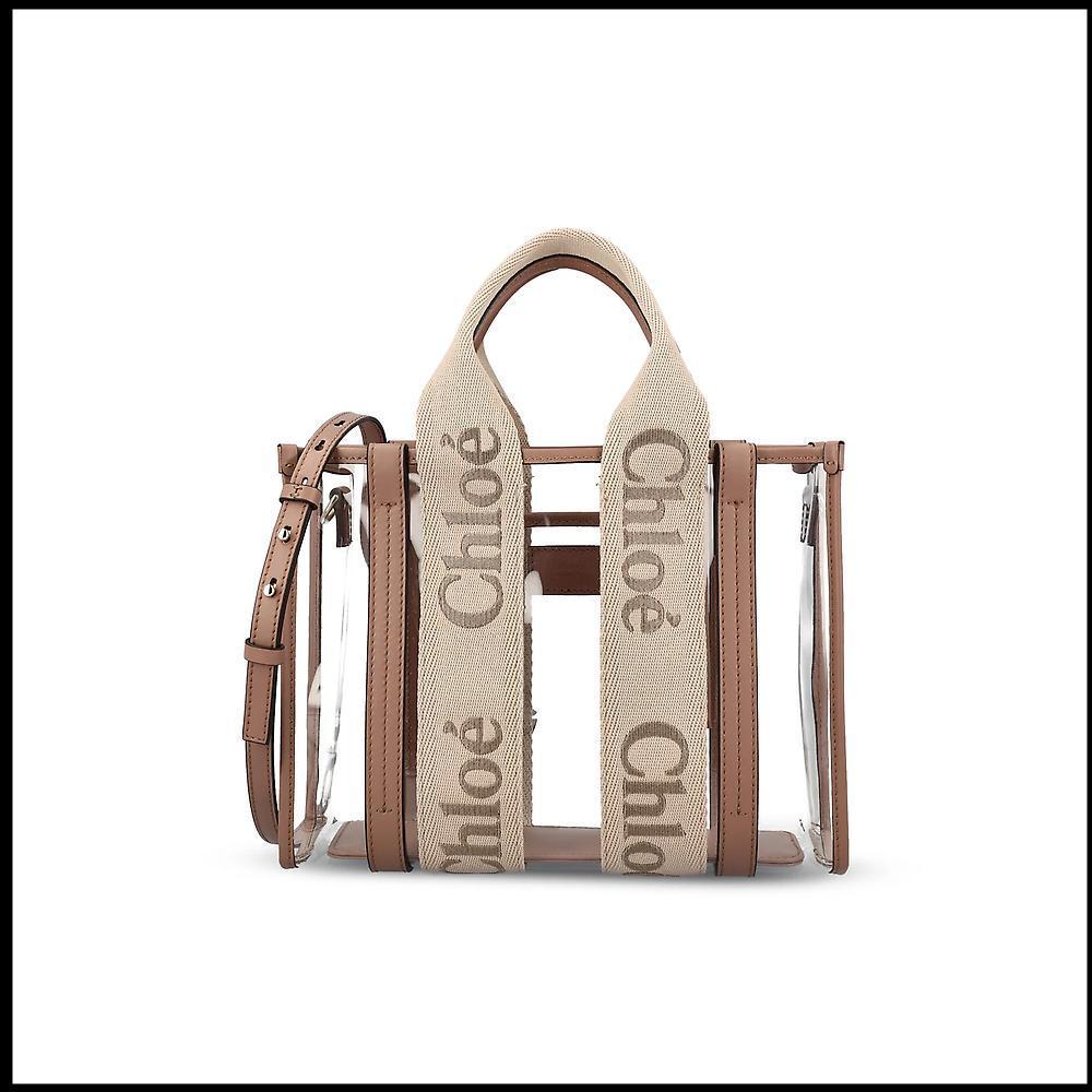 Chloe☆VIP価格 ウッディ ロゴ ディテール トートバッグ