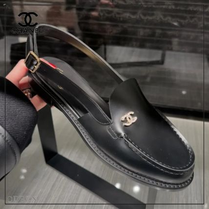 ローファー サンダル 25cm CHANEL(シャネル) サンダル・ミュール