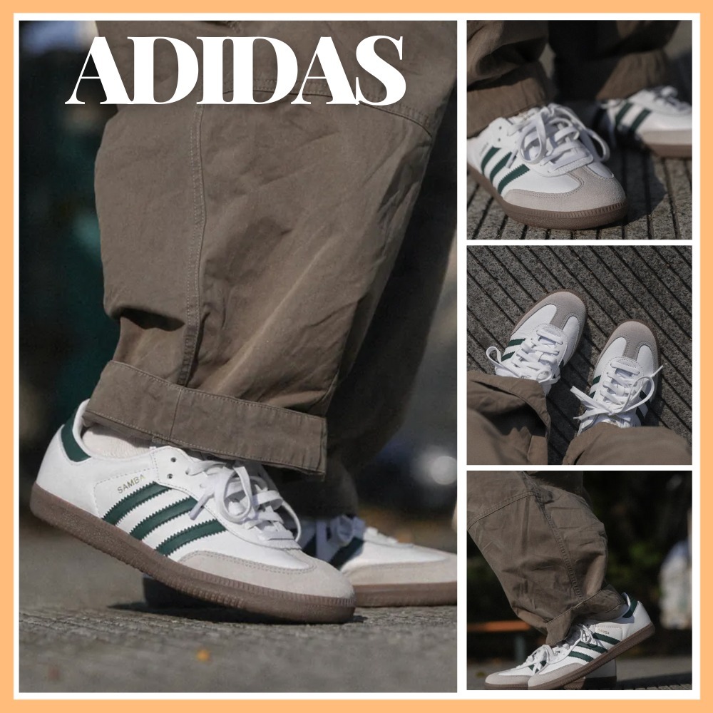 ★早期完売★【adidas】 サンバ SAMBA OG ホワイト/グリーン