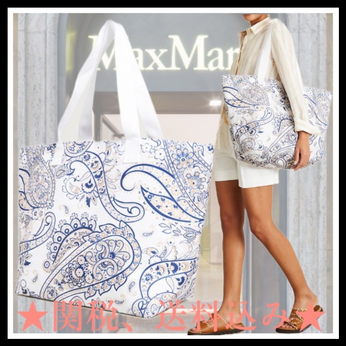 DT★Max Mara★bronte ペイズリートートバッグ