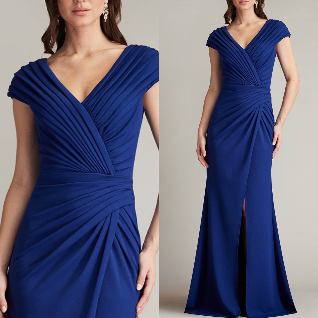 【TADASHI SHOJI】関税込★プリーツドレープガウン