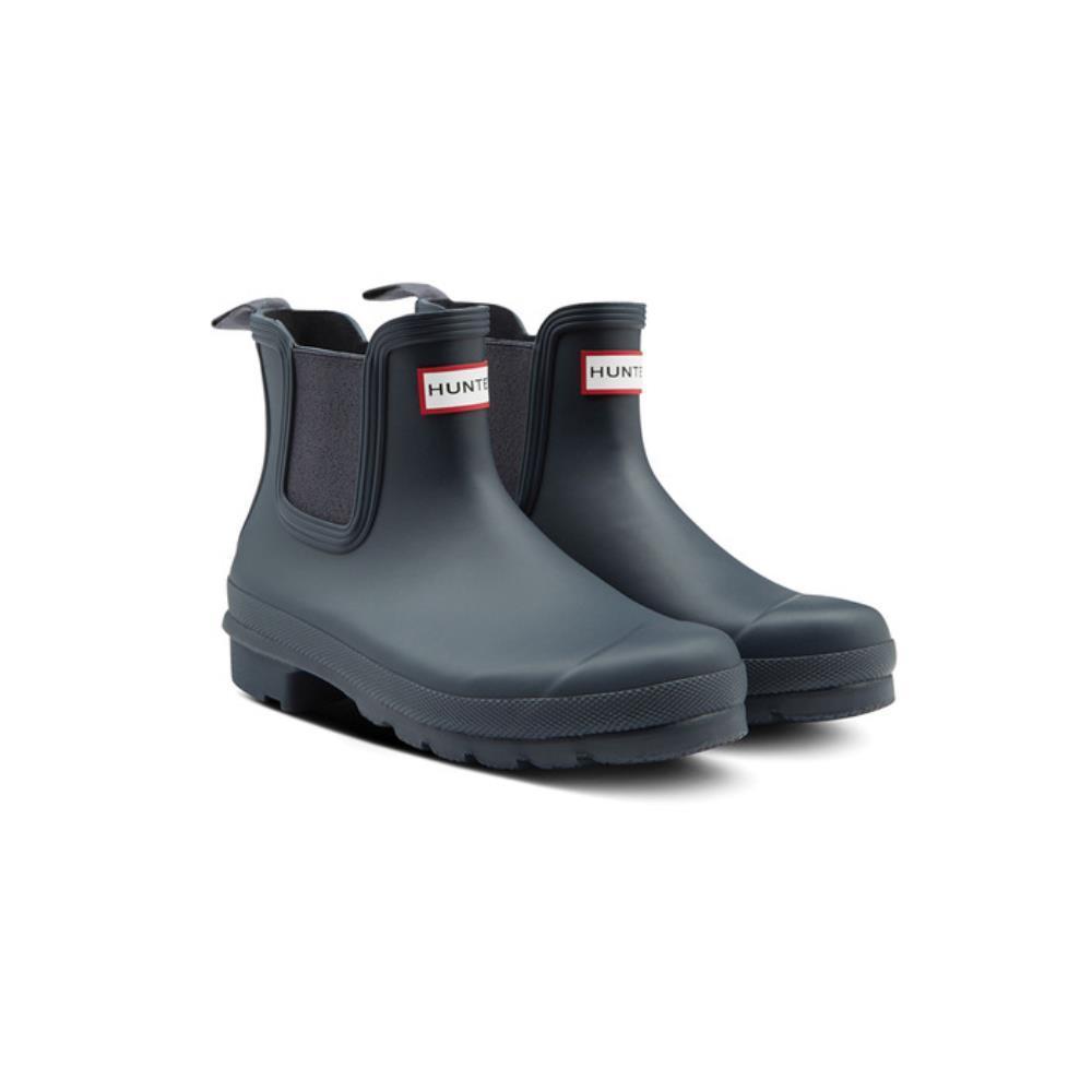 レインシューズ HUNTER [WOMEN] Original Chelsea Rain Boots Navy WFS2078RMANV