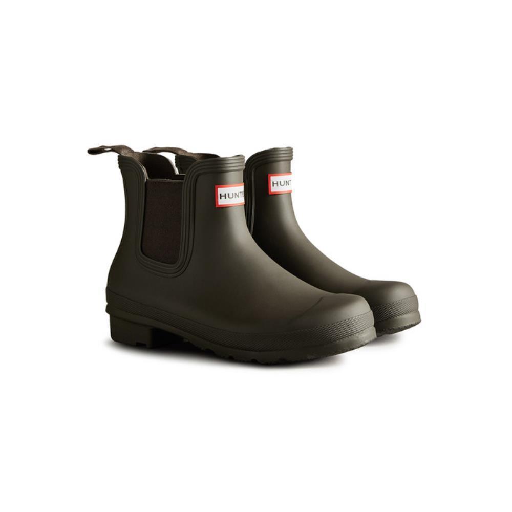レインシューズ HUNTER [WOMEN] Original Chelsea Rain Boots Bitter Choco WFS2
