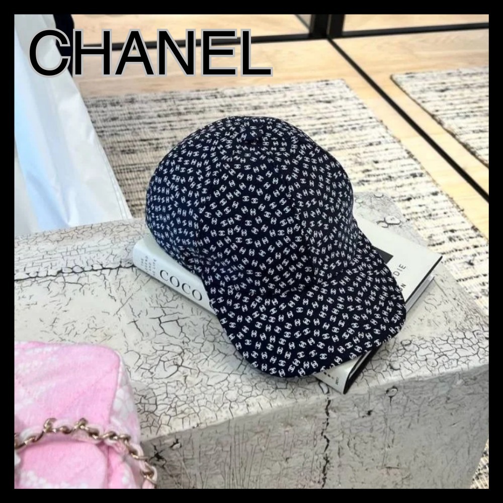 【アイコニック】CHANEL ココマーク総柄 キャップ