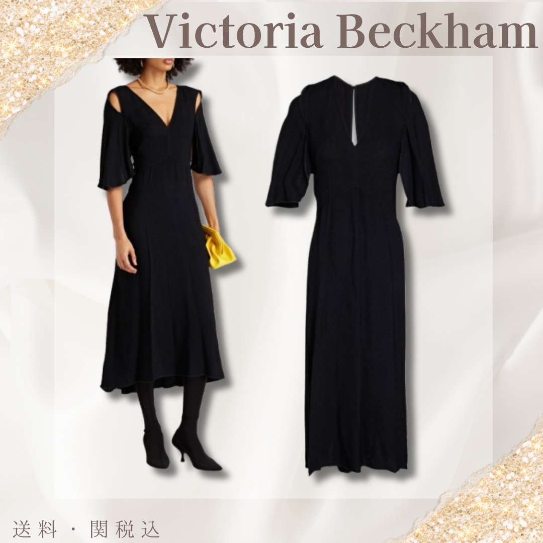 送料関税込【Victoria Beckham】ワンピース オープンショルダー