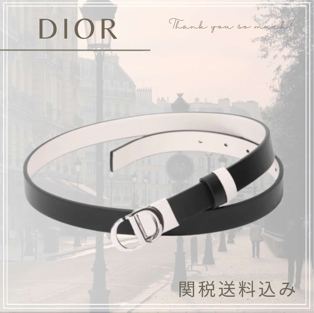 リバーシブルで使える♪Dior 30 Montaigne リバーシブルベルト