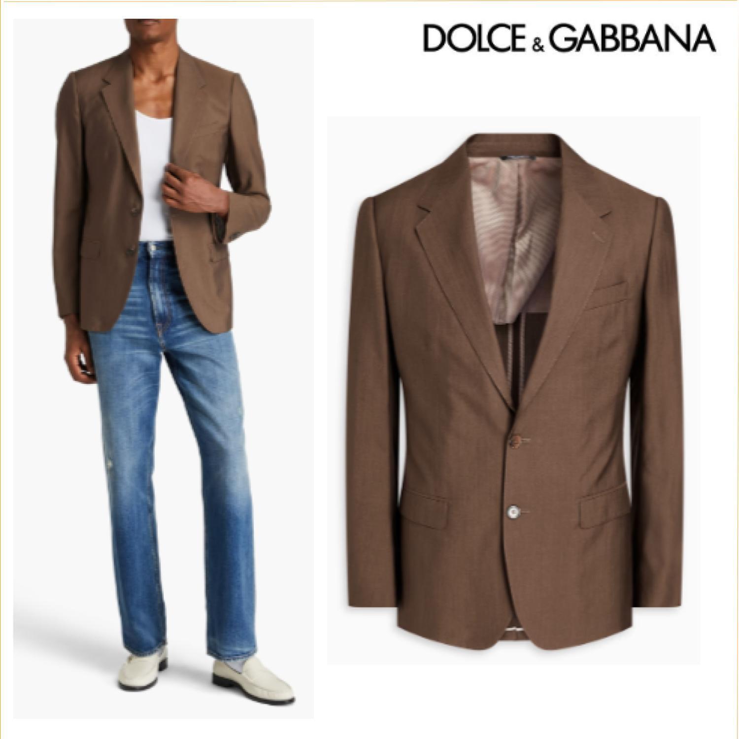 おすすめ☆ DOLCE&GABBANA ウール&シルク混 ブレザー