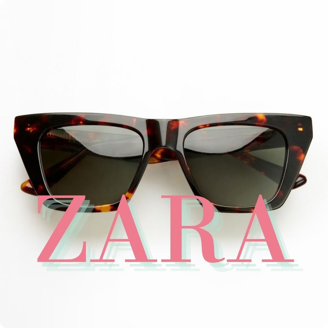 ZARA べっ甲風キャットアイサングラス 2727/004