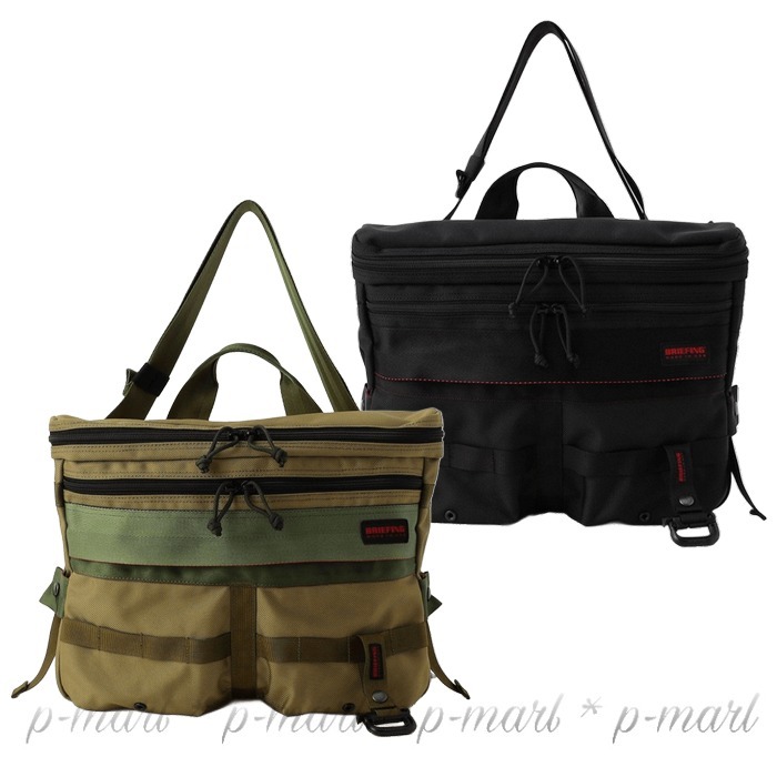 国内発*BRIEFING DUNE SHOULDER RM メッセンジャーバッグ 2色
