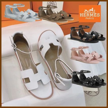 サントリーニ ホワイト（白）系 HERMES(エルメス) 靴・シューズ