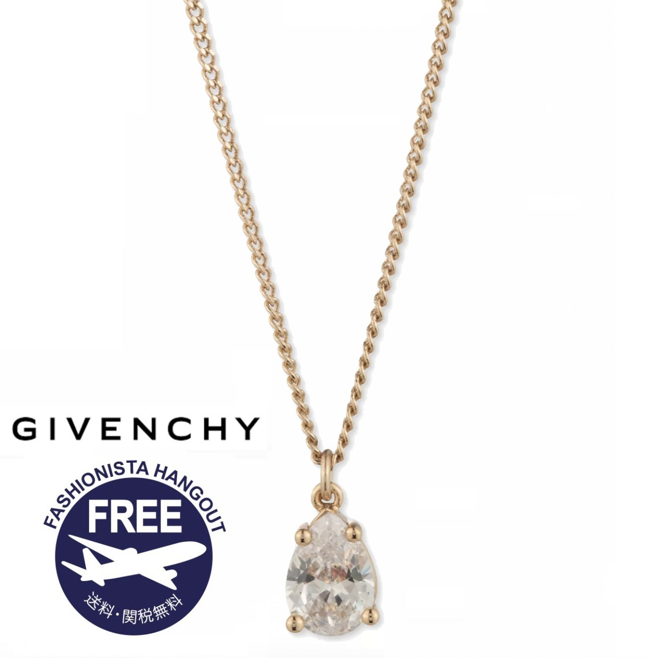 GIVENCHY ジバンシー Pear Shape キュビックジルコニア