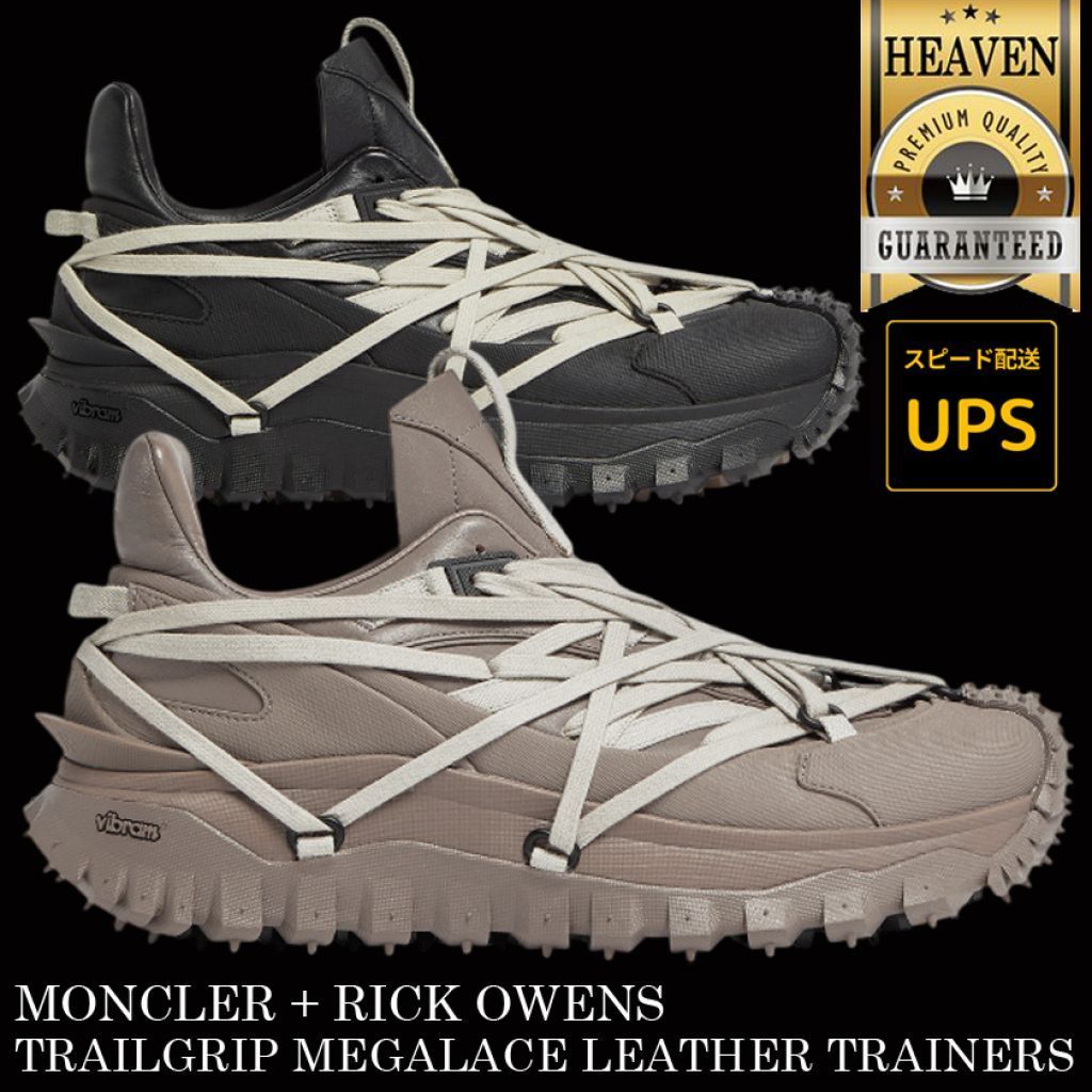 6万取引突破◆UPS速達便【Moncler + Rick Owens】ス二―カー