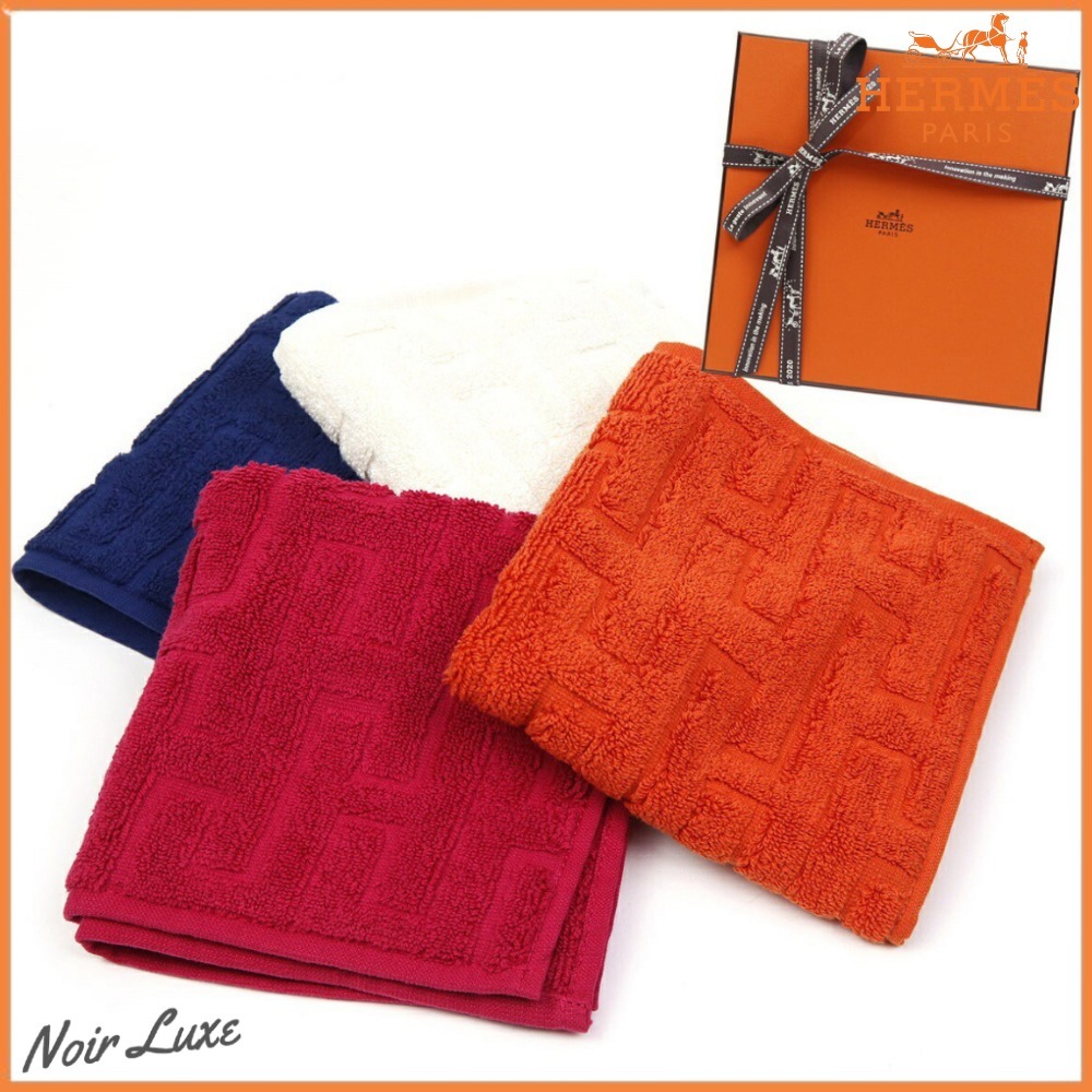 【上品】HERMES タオルハンカチ プレゼント
