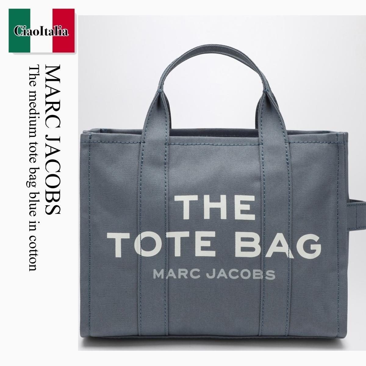 トートバッグ Marc Jacobs The Medium Tote Bag Blue In Cotton