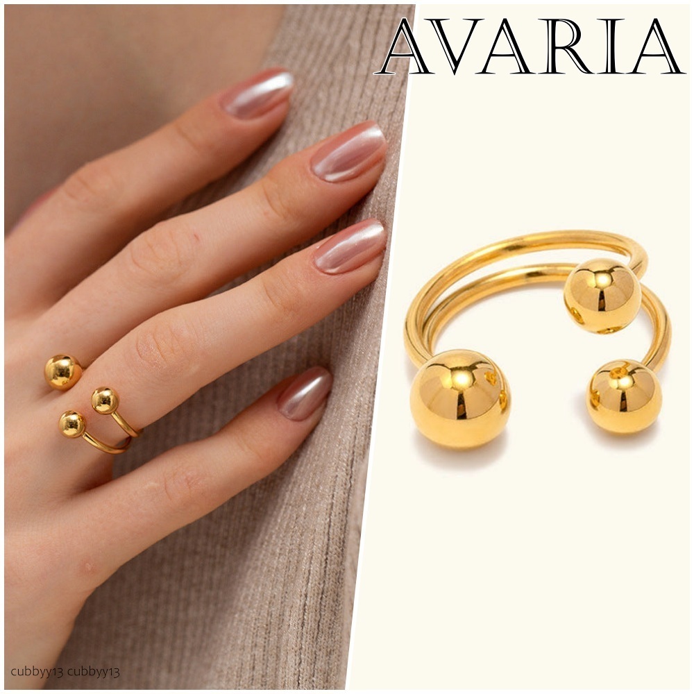 【話題:水中OK:色あせなし】AVARIA☆Pluto's Orbit Gold リング