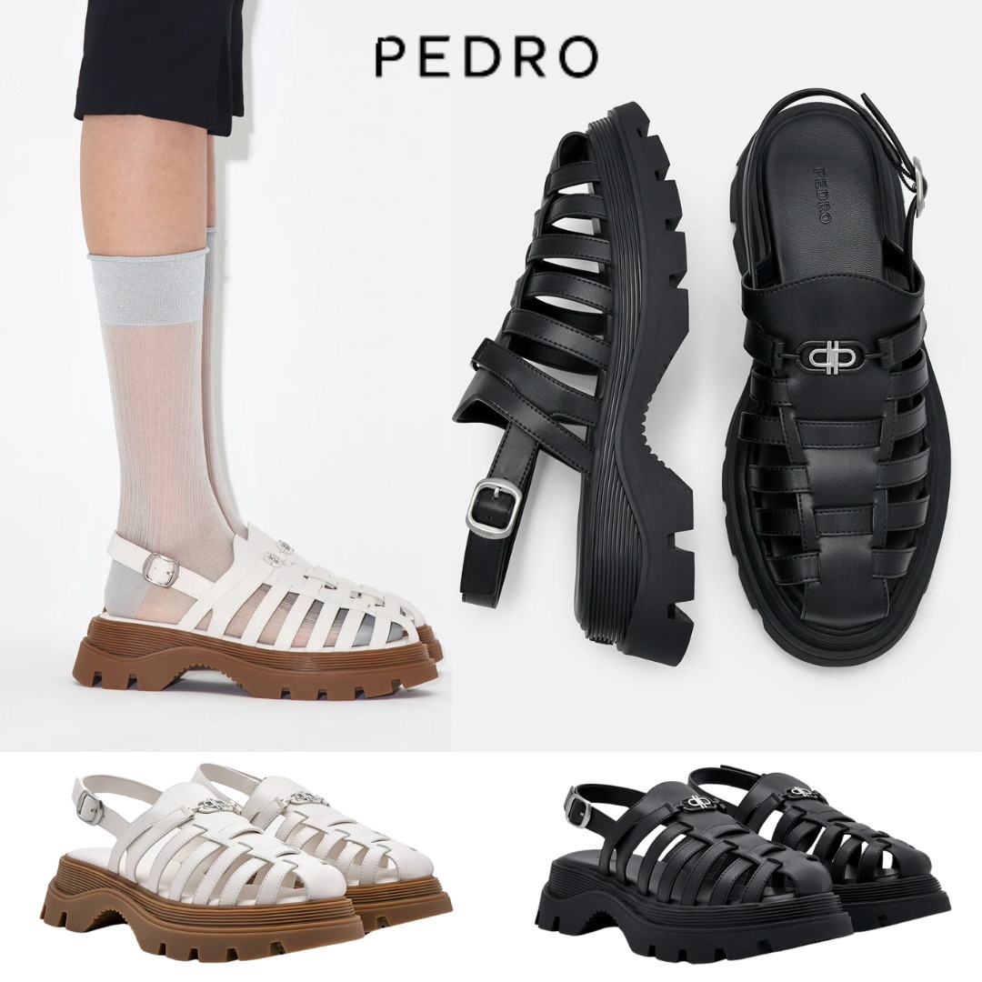 台湾 ペドロ PEDRO Icon スリングバック ケージサンダル