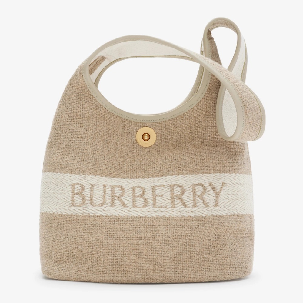 Burberry ロゴキャンバスショルダーバッグ（スモール）