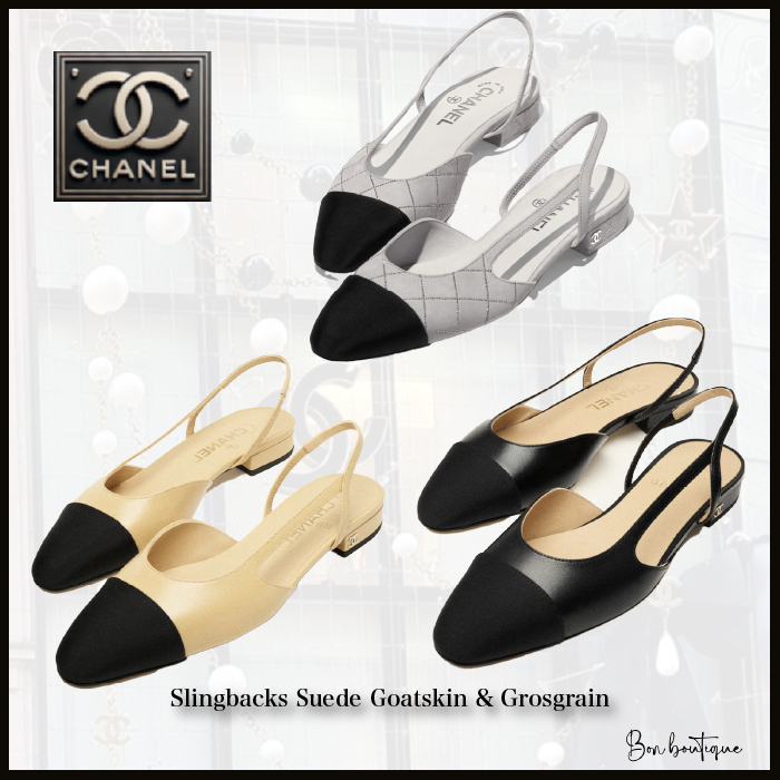 【シーン映え間違いなし】CHANEL スリングバックシューズ