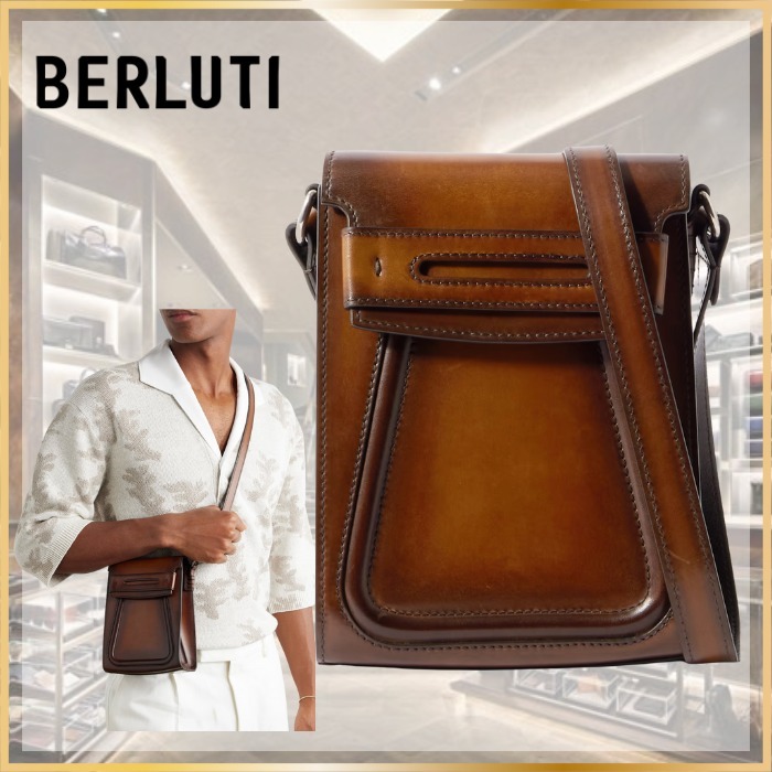 【Berluti】Andy Venezia Leather Phone Pouch 送料無料