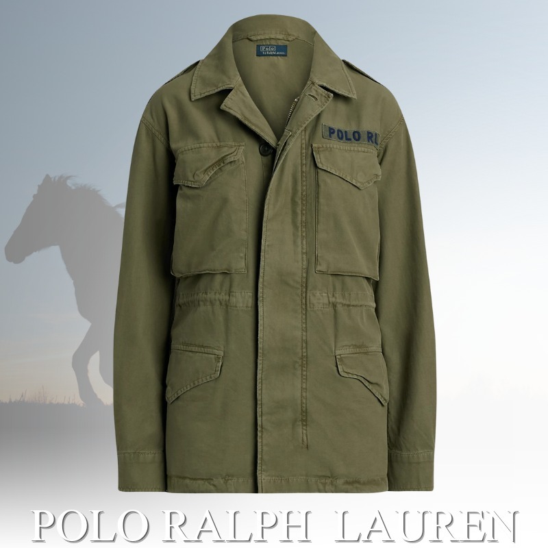 POLO RALPH LAUREN フィールドジャケット フルジップ&ボタン
