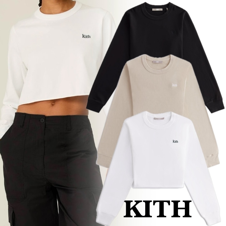 【大人気】KITH★Lucy クロップド ロングスリーブ Tシャツ 長袖