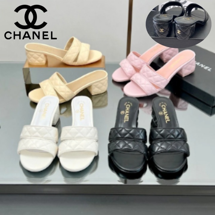 【足元エレガント♡】CHANEL サンダル ミュール ロゴマーク