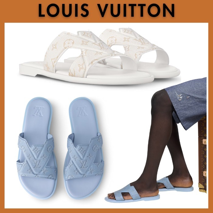 軽量☆LOUIS VUITTON☆LV オアシス ミュール