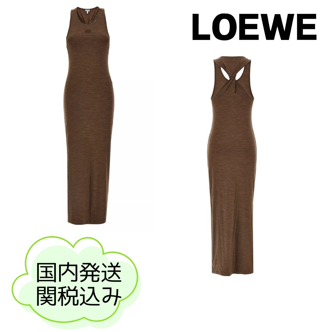 LOEWEロエベ Anagram dress アナグラム ワンピース ノースリーブ