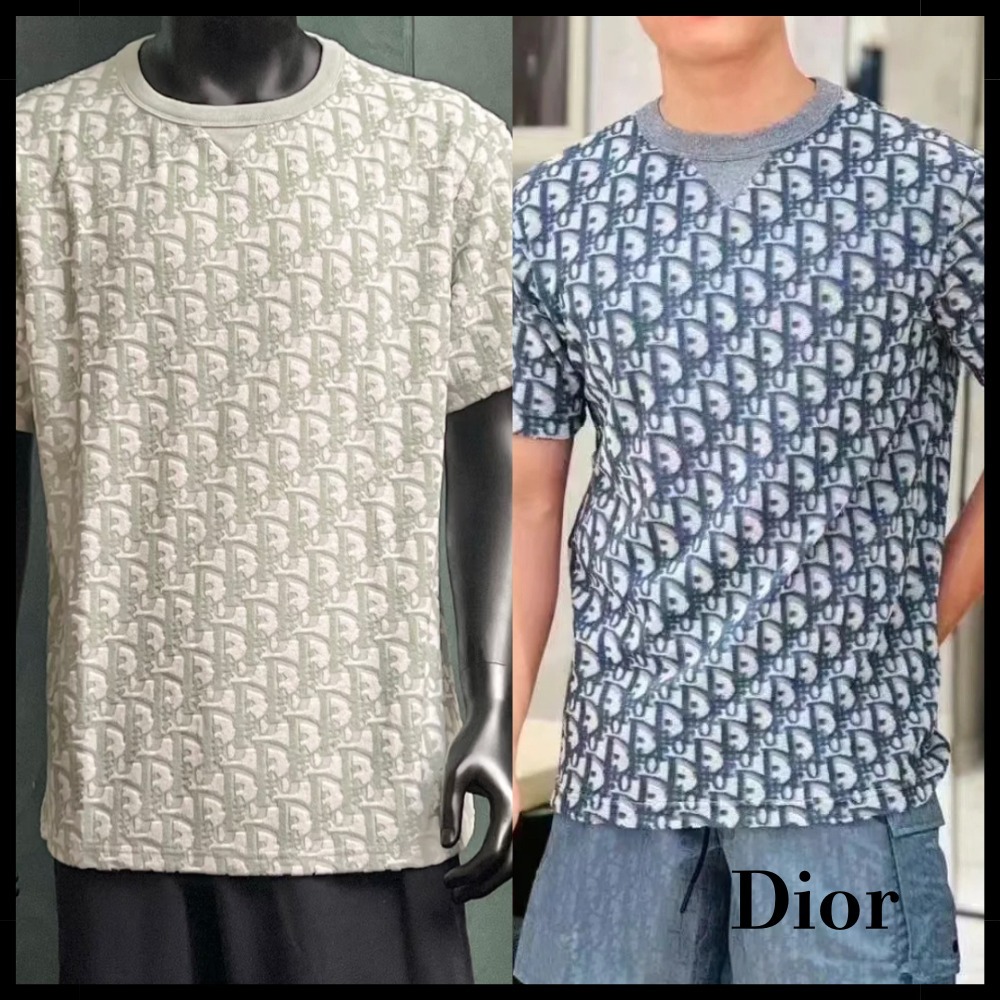 【Dior】Tシャツ オブリーク テリー コットンジャージー