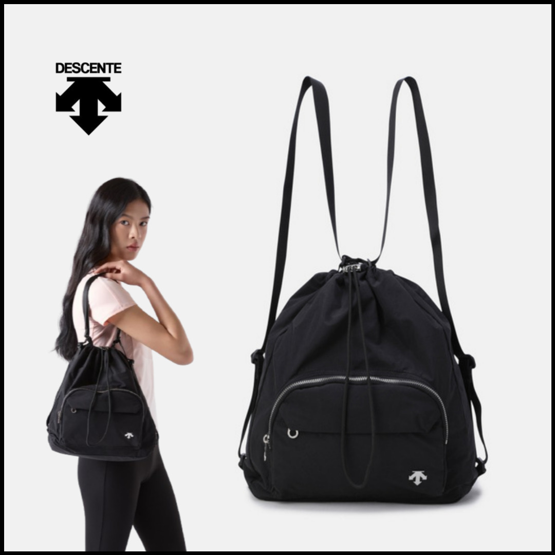 [DESCENTE GOLF] レディース 3way ショルダーバッグBK / 税込み