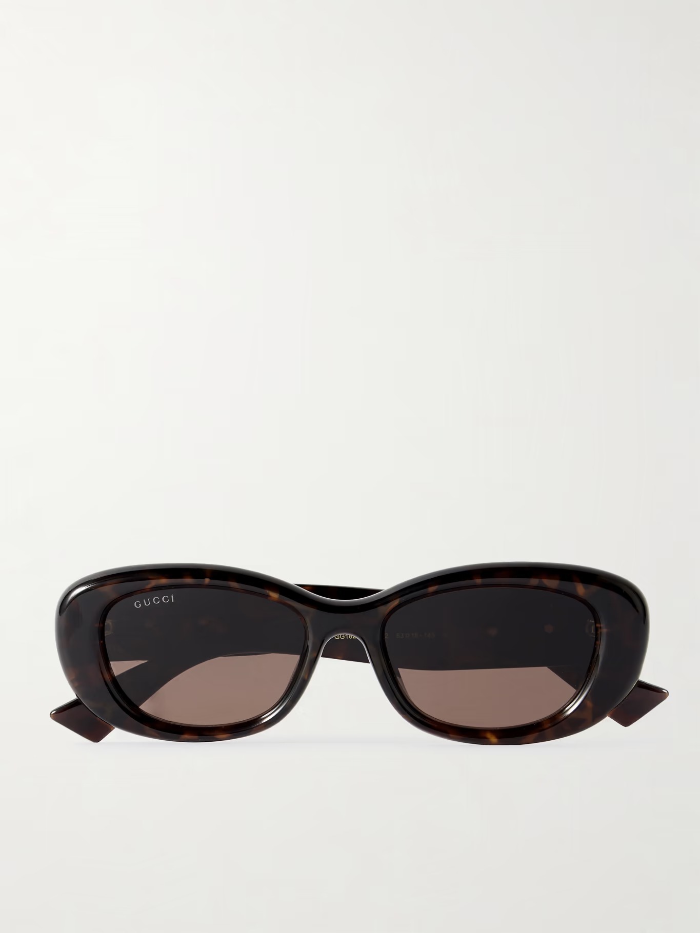 GUCCI EYEWEAR GG スクエアフレーム トータスシェル アセテート