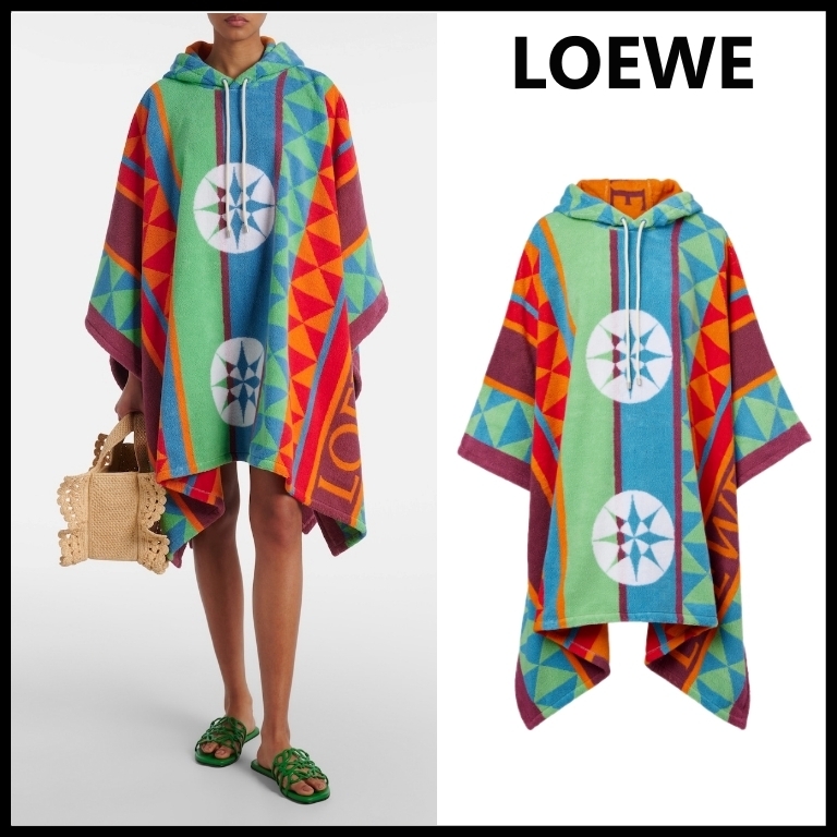 【LOEWE】ロエベ ポンチョ テリーコットンジャカード