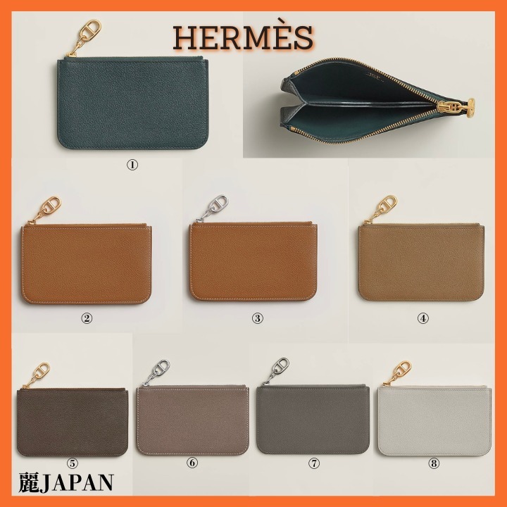 上品♪【HERMES】Zipengo アンカーチェーン カードホルダー